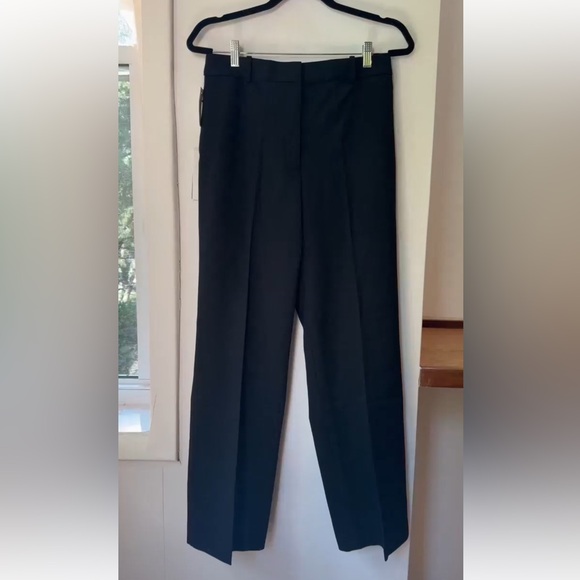 NWT Aritzia Babaton Agency Pant Wool Twill HIgh Waisted Trousers Black Noir 6 - Picture 3 of 6